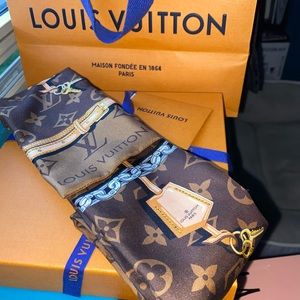 Louis Vuitton Silk Monogram Bandeau